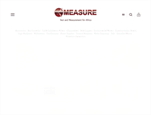 Tablet Screenshot of kmeasure.com
