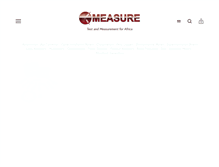 Tablet Screenshot of kmeasure.co.za